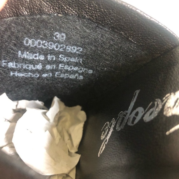 Free People Women’s Leila Stiletto Heeled Slouch Leather Mule Size 39/9 - Picture 8 of 13